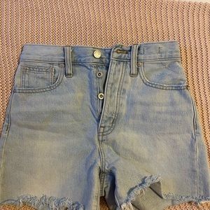 Madewell jean shorts